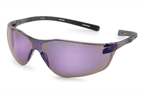 GWAY 20BK9M ELLIPSE BLACK TEMPLES, BLUE MIRROR LENS