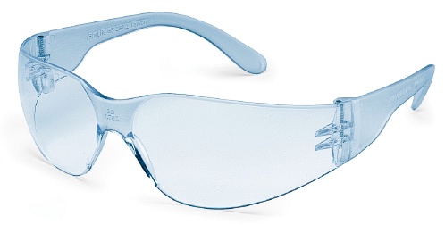 GWAY 4676 STARLITE, PACIFIC BLUE TEMPLES, PACIFIC BLUE LENS SAFETY GLASSES