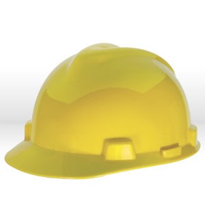 MSA 454-475360 YELLOW V-GARD HARD CAP