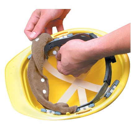 OCCU 561-870B100-15 (PACK/100) TERRY TOP SNAP ON SWEATBAND BEIGE