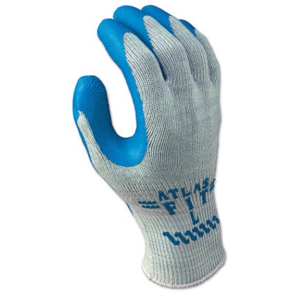 BEST 300M-08 GLOVES NATURAL RUBBER PALM COATING