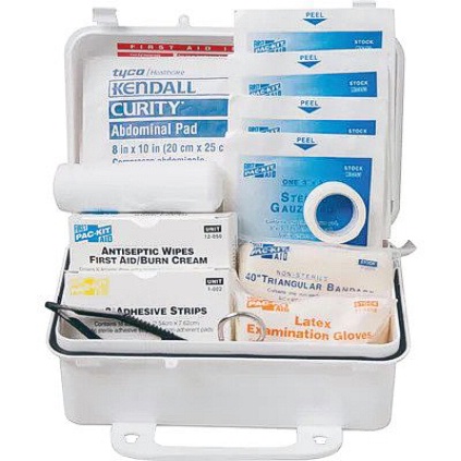 FIRST-AID-ONLY 579-6060 10 PERSON ANSI FIRST AID KITS WEATHERPROOF PLASTIC