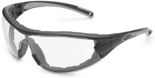 GWAY 21GB79 SWAP,BLACK FRAME, CLEAR ANTI-FOG LENS SAFETY EYEWEAR