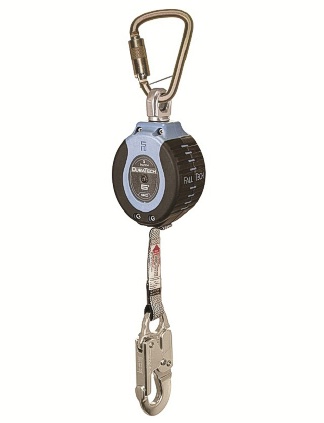 FALLTECH 82706SB4 6' WEB SRD SINGLE-LEG STEEL CARABINER+ALUM SNAP HOOK DURATECH CLASS B