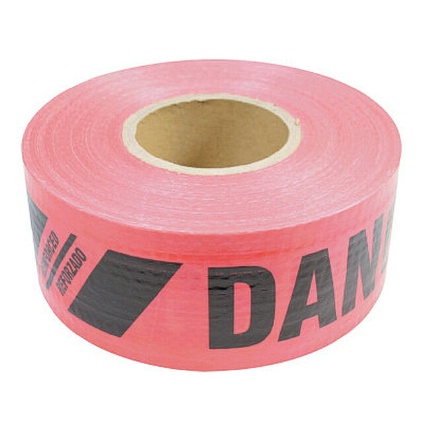 PRESCO 764-SBR35XY13 REINFORCED CAUTION CUIDADO TAPE 3' X 500'