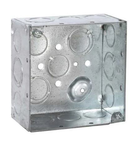 RACO 232 4" SQUARE BOX 2-1/8"
