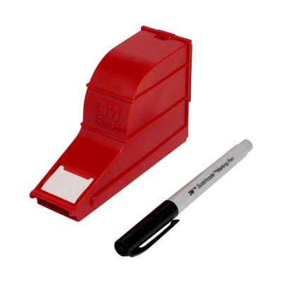 3M 7000058136 SLS WIRE MARKER WRITE-ON DISPENSER + PEN: 1" X 2.312" LABEL