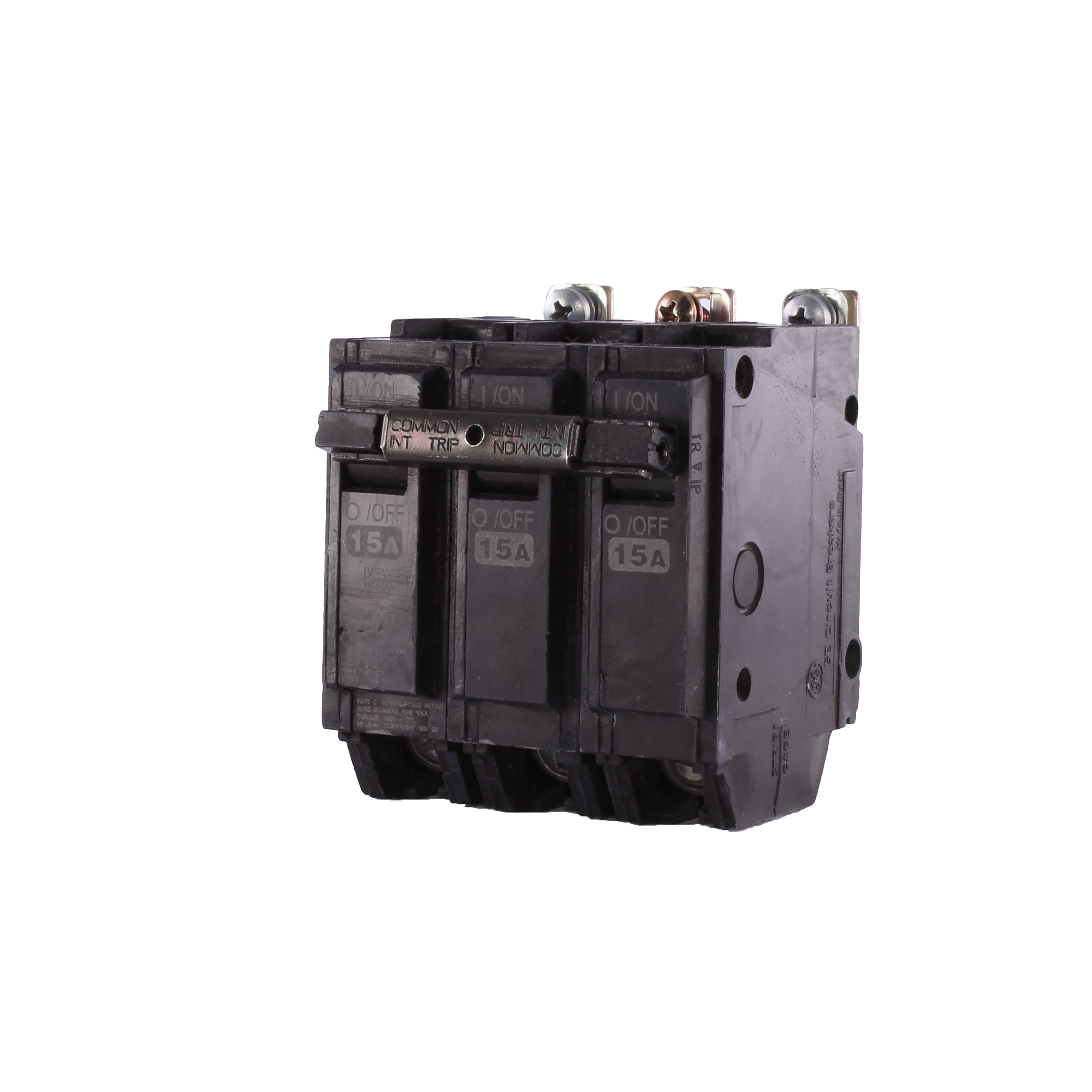 ABB, THQB32015, Circuit Breaker, 15 A, 3-Pole, 240 V, Thermal-Magnetic