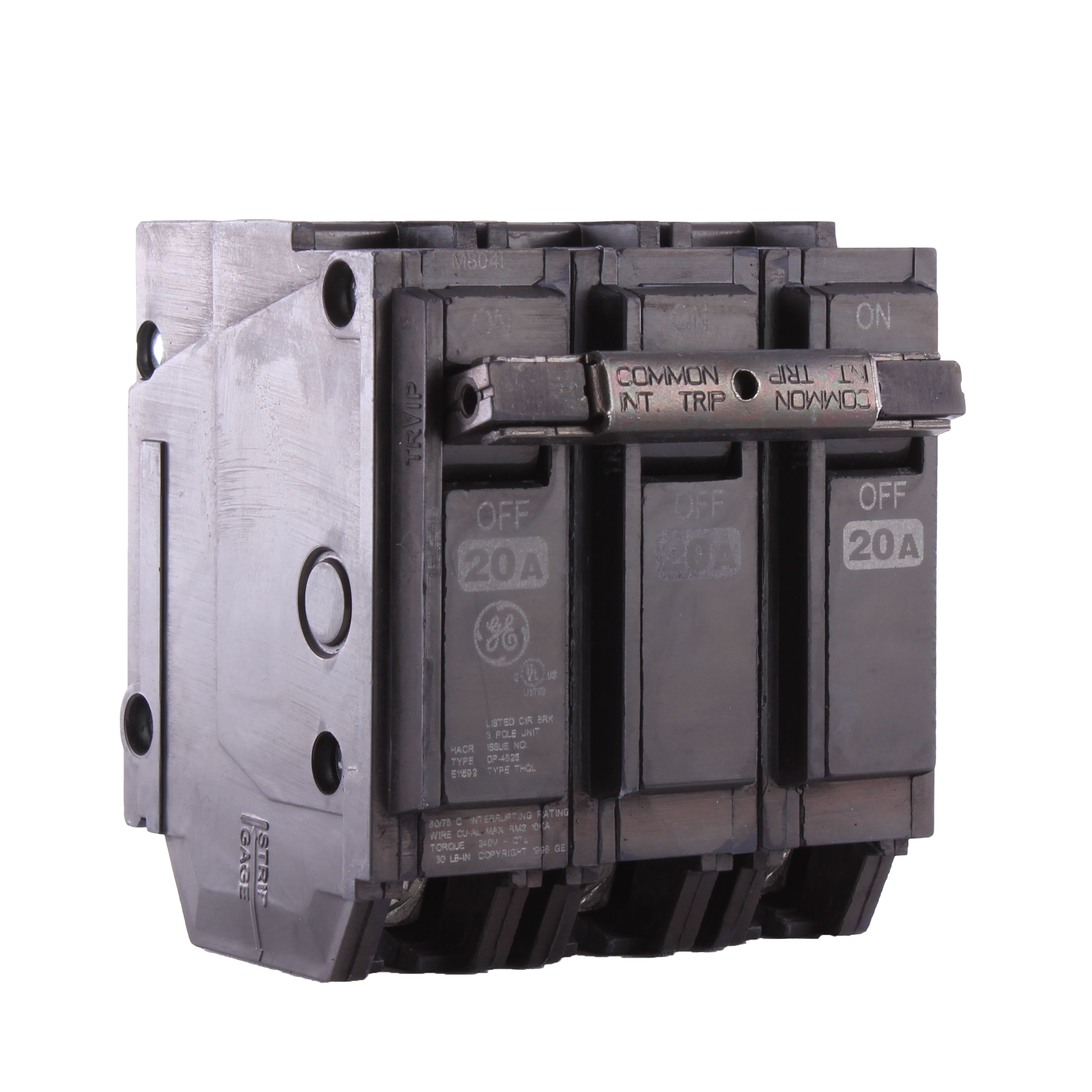 ABB, THQL32020, Circuit Breaker, 3 Pole; 20 A, 240 V, Thermal Magnetic, 10kA