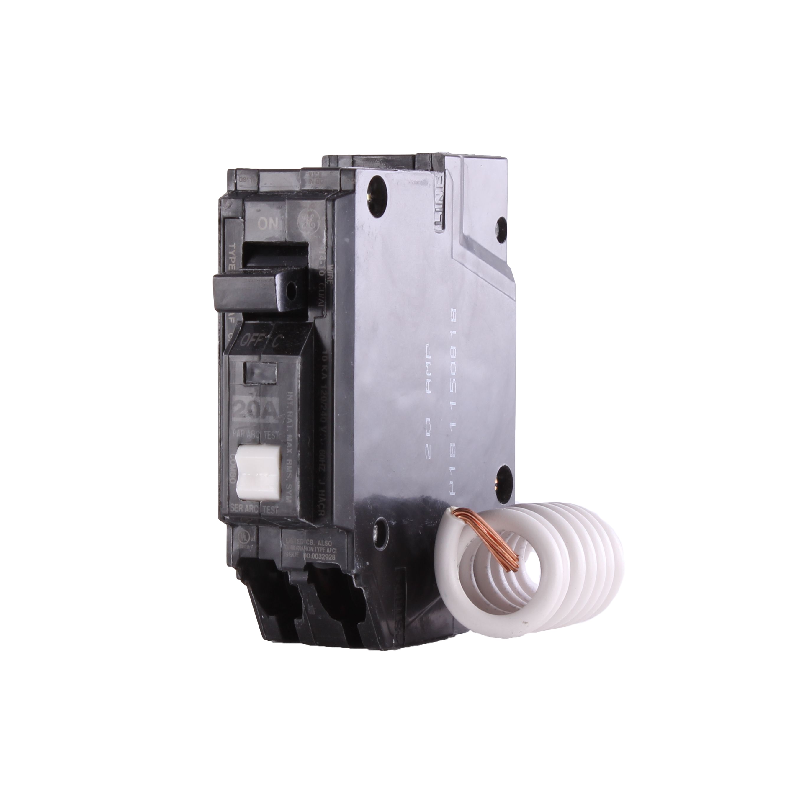 ABB, THQL1120AF2, Circuit Breaker, 20 A, 120/240 V, Q-Line, Interrupt Rating 10kA@120/240 Vac