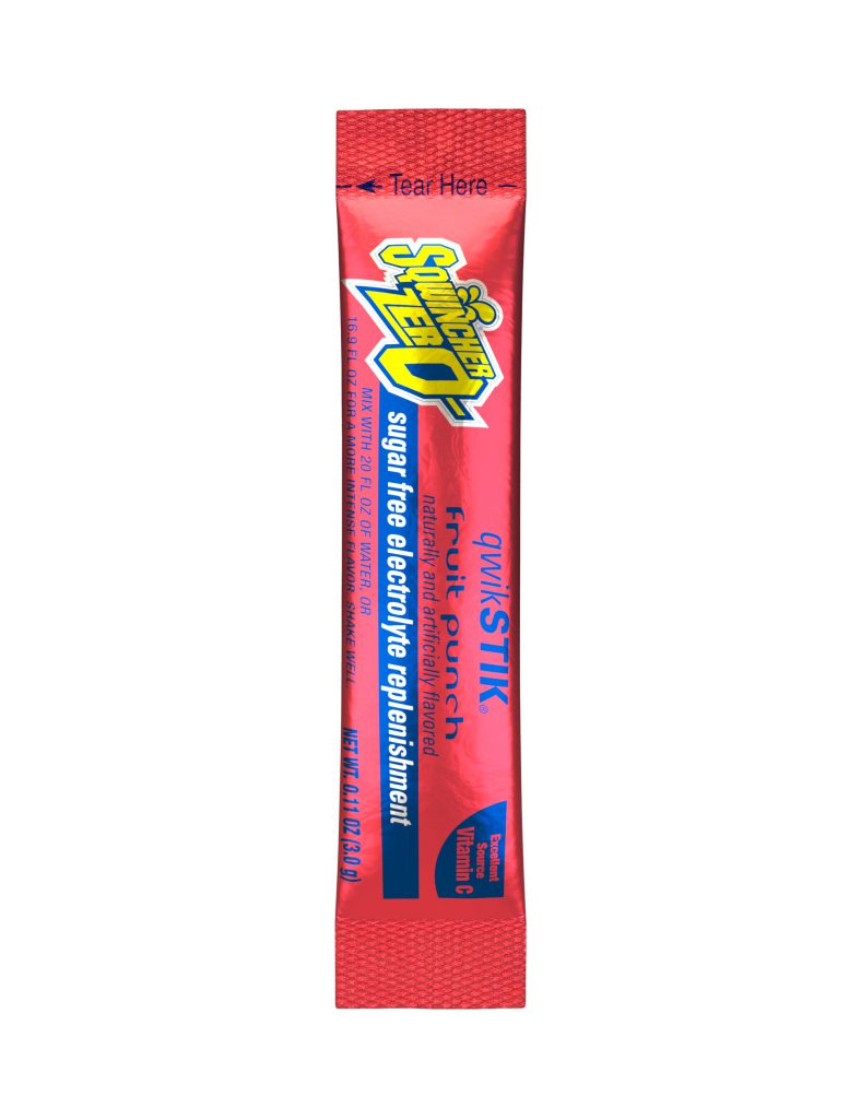 SQWINCHER 690-159060102 FRUIT PUNCH QWIK STIK SUGAR FREE 20OZ SERVINGS (CASE/500) 50/PK