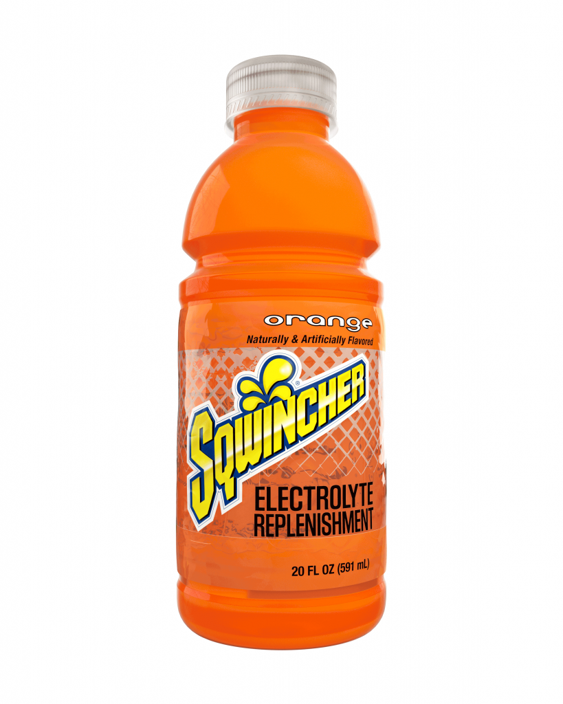 SQWINCHER 690-159030534 ORANGE READY-TO-DRINK 20OZ WIDE-MOUTH BOTTLE