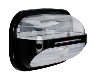 SOLTECH STL-NUVO254WMBKC NUVO SOLAR LED WALL LIGHT 25W 2500L 4000K BLACK FINISH