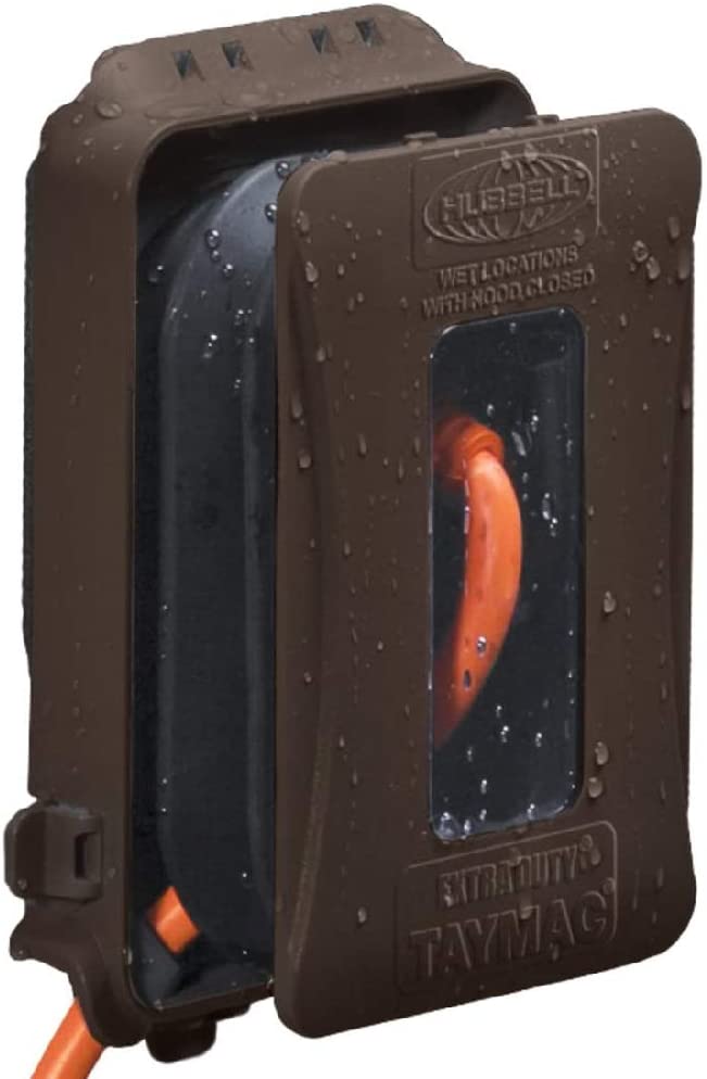 TAYMAC, ML500Z, Weatherproof In-Use Cover, Expandable, 1-Gang, Polycarbonate, NEMA 3R, Bronze