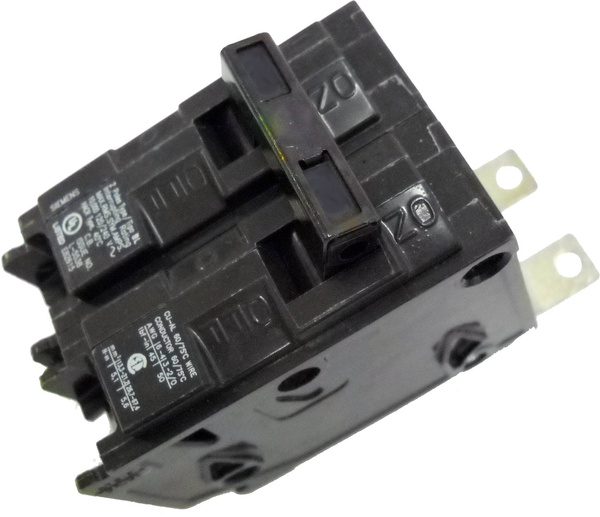BRBR-SIEM B220 2 POLE 20A BL BREAKER FOR S SERIES PANELS