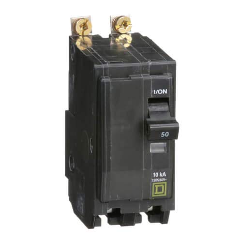 BRBR-SQD QOB250 2P 50A 240V 10K BOLT-ON CIRCUIT BREAKER
