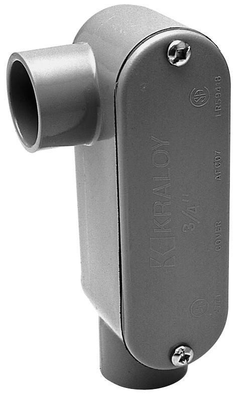 PVC Fittings, 78166, Conduit Body, Type LR, 1 in