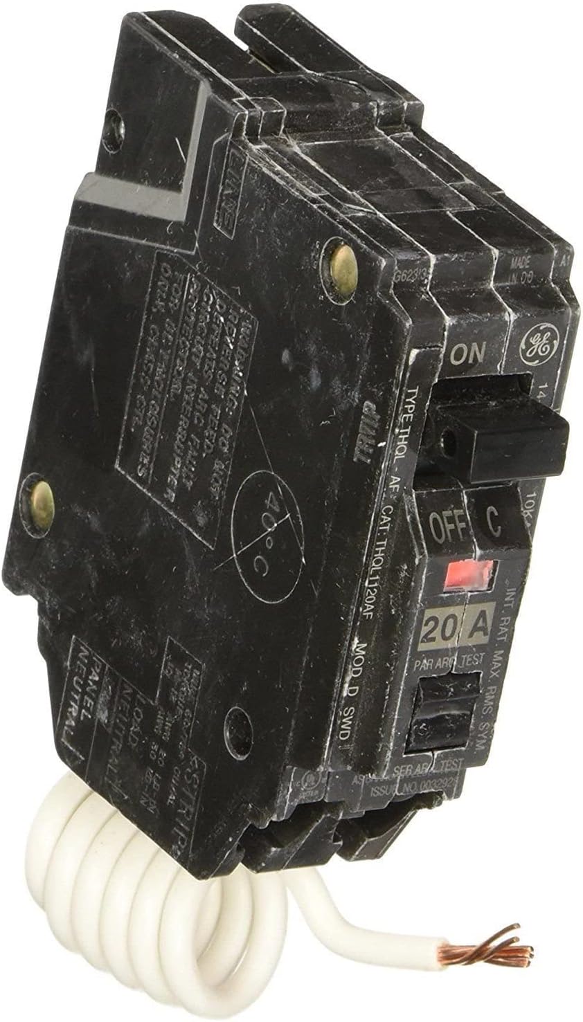 ABB, THQL1120PAF2, Circuit Breaker, 1 Pole; 20 A, 10 kAIC, Arc Fault