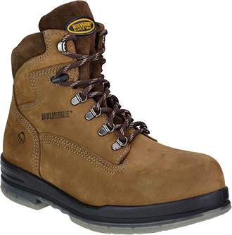 WOLV W03294-9.5-M MEN'S I-90 DURASHOCKS WATERPROOF INSULATED STEEL TOE 6" WORK BOOT