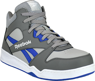 REEB RB4135-11W MEN'S HIGH TOP WORK SNEAKER GREY/COBALT BLUE
