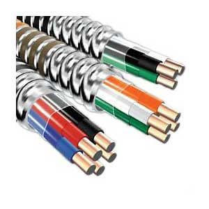 MCCABLE 12/2 ALUMINUM CLAD 250' STRANDED MC CABLE 120V BLACK, WHITE, GREEN 800265-250  A058-42-00  **** 791210821430 ****