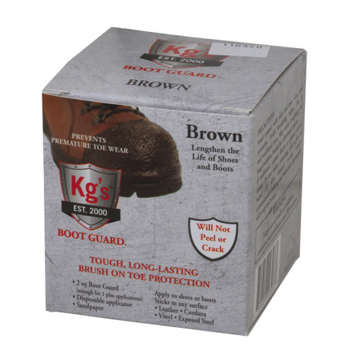 KG'S_BOOTGUARD KG2OZBR 2oz BROWN BOOT GUARD