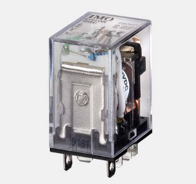 IMO QYE21XN120AC GENERAL PURPOSE POWER RELAY 2PCO 10A 120VAC UP TO 1.8VA PLUG-IN WITH LED