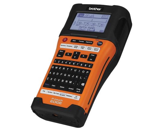 BROT PTE550W WIRELESS INDUSTRIAL HANDHELD LABELING TOOL W/ PC/MOBILE-CONNECTIVITY, AUTO CUTTER, LI-ION BATTERY & CASE