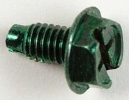 EBIN EGGS GREEN GROUNDING SCREWS 100/BOX