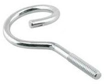 EBIN BR125 1-1/4"" BRIDLE RING 1/4-20 THR1D ZINC