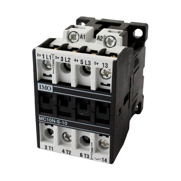 IMO MC14N-S-10110AC CONTACTOR 3 POLE OPEN 5.5KW 14A AC3 1 NORMALLY OPEN AUXILIARY 110V AC COIL OVERLOAD = MCOR-1-...
