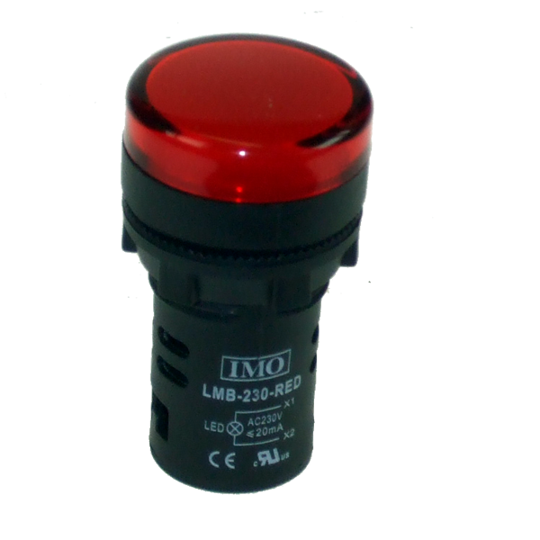 IMO LMB-24-RED LED PILOT LIGHT 24V AC/DC RED