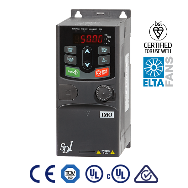 IMO SD1-10A-21 10KA UL489 MCB, 1 POLE 0.5A D CURVE