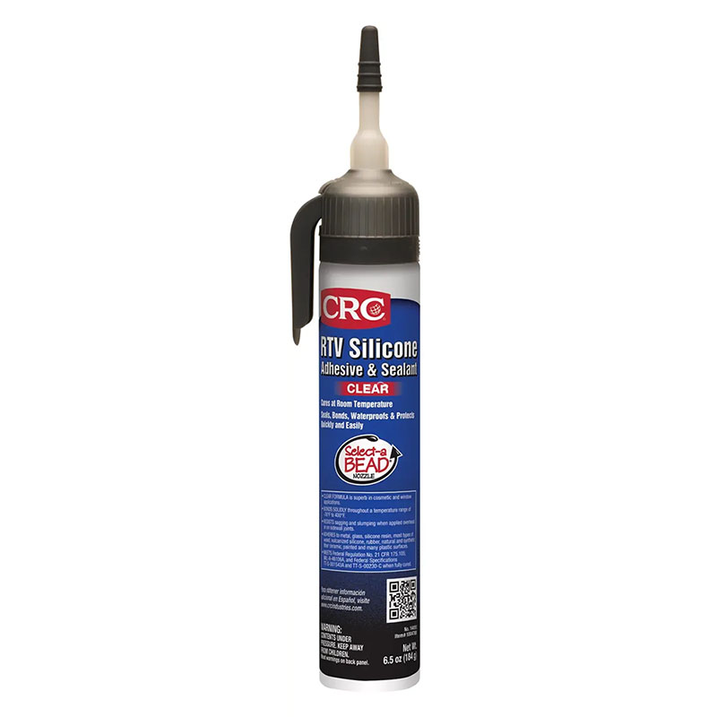 CRC 14055 CLEAR SILICONE SEALANT 6.5OZ