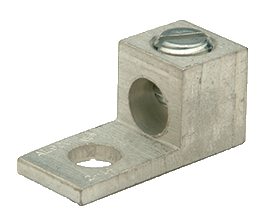 PENN LA2 ALUMINUM MECHANICAL DUAL RATED LUG FOR ONE CONDUCTOR - ONE HOLE TONGUE- 14 STR. TO 2 STR.