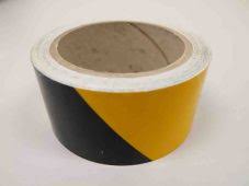 ACCUFORM PTM813BKYL REFLECTIVE TAPE (1 ROLL) BLACK/YELLOW 2" X 15'
