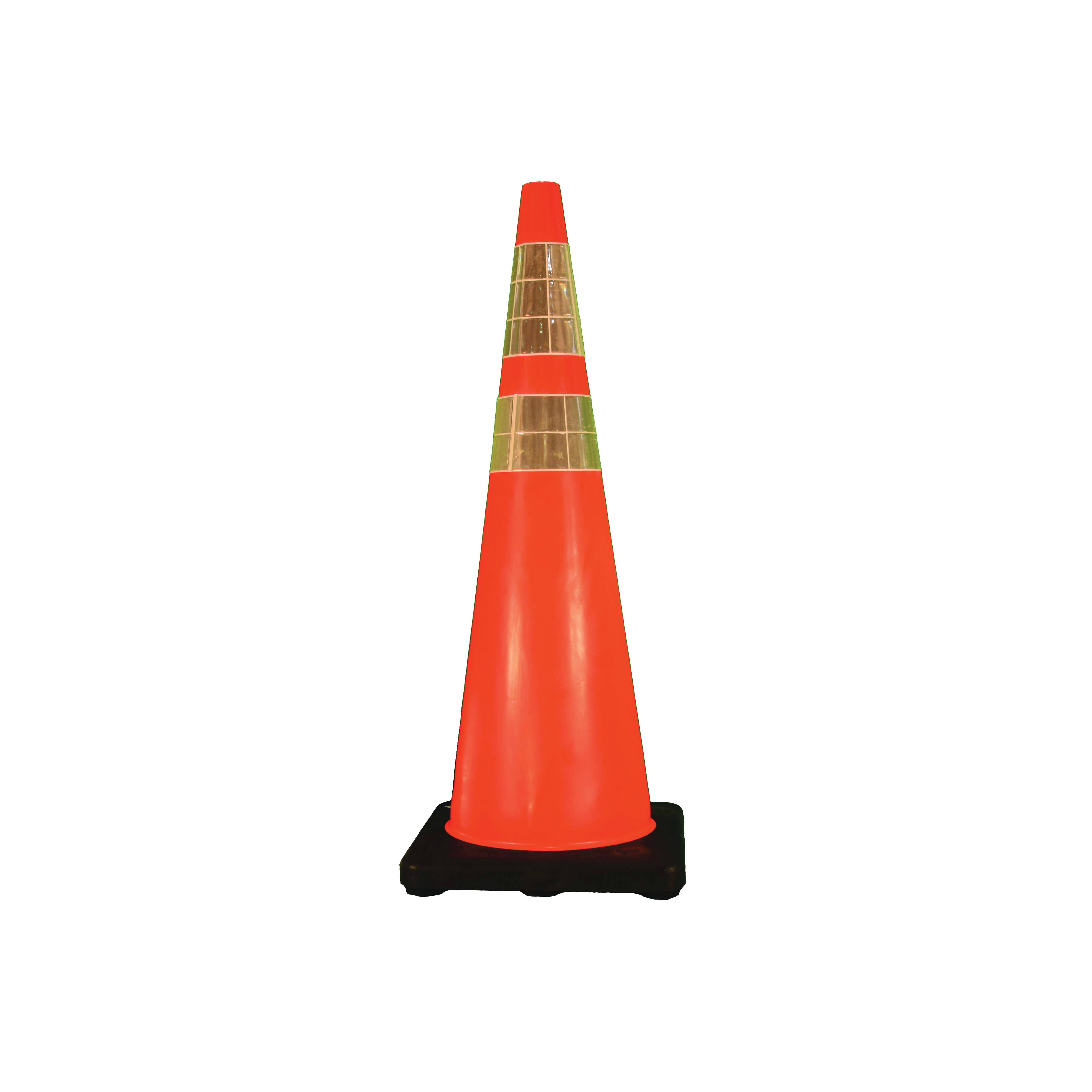 CORTINA 03-500-06 DW TRAFFIC CONE 36" ORANGE 10 LBS BASE 6"/4" COLLARS PVC