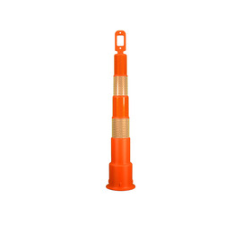 CORTINA 03-750-6HI 42" GRIP-N-GO ORANGE CHANNELIZER CONE (4) 6" HIGH INTENSITY PRISMATIC SHEETING