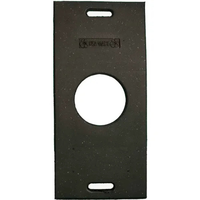 CORTINA 03-752-30 RECYCLED RECTANGULAR 30 LB RUBBER BASE , BLACK