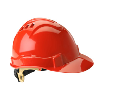 GWAY 72202 SERPENT SAFETY HELMET, CAP STYLE (UNVENTED, CLASS E) RED SHELL, RATCHET SUSPENSION SAFETY HELMETS