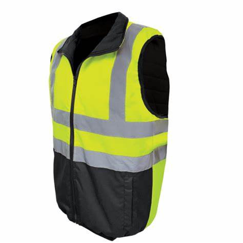 GLOGLOVE GLO-V1-L REVERSIBLE INSULATED SAFETY VEST LARGE