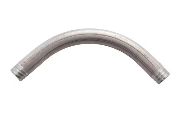 CONP 4" RIGID GALV ELBOW 90 DEG THREADED