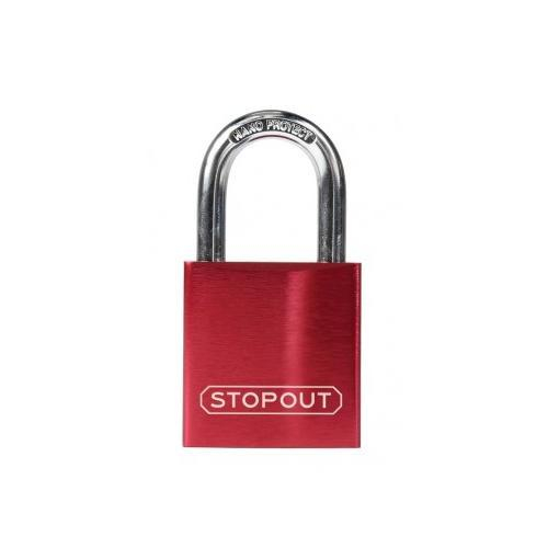 ACCUFORM KDL660RD RED PADLOCK BODY HEIGHT: 1-1/2" SHACKLE HEIGHT: 1"