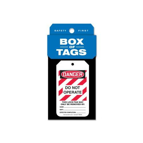 ACCUFORM TBX303 50/BOX OF TAGS OSHA DO NOT OPERATE