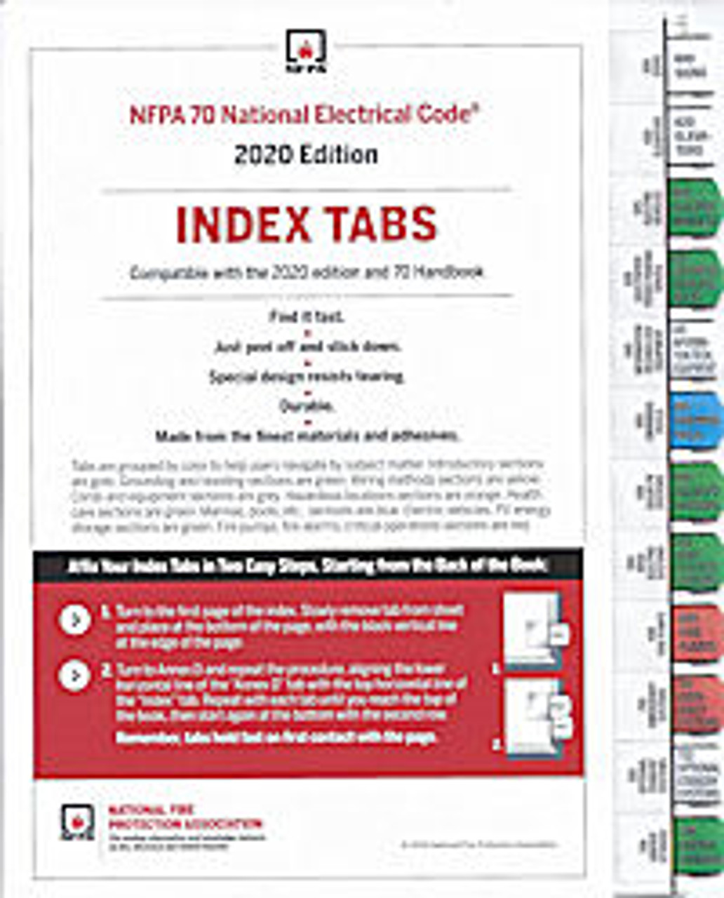 BOOK NECTAB20 NATIONAL ELECTRICAL 2020 TABS