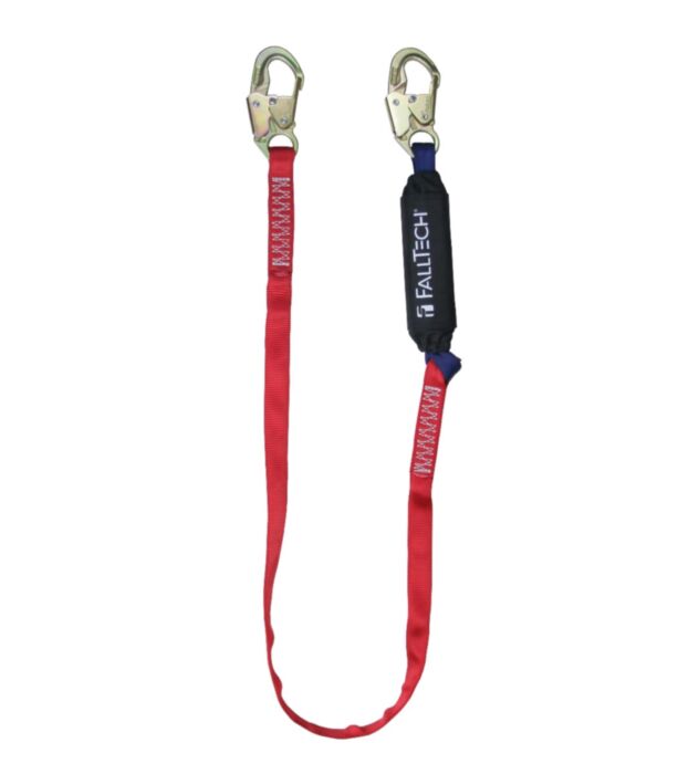 FALLTECH 8247B 6' IRONMAN SAL 12' FF SNAP HOOK/SNAP HOOK EQUALLY SUITABLE FOR TRADITIONAL  6' OVERHEAD FREE FALL APPLICATION FOR HEAVIER USERS WEIGHING UP TO 425 lb.