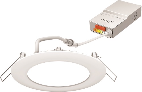 JUNO WF4-SWW5-90CRI-MB-M6 4IN WAFER-THIN LED DOWNLIGHT 5CCT SWITCHABLE (27K, 30K, 35K, 40K 50K),90+ CRI,MATTE BLACK,MASTER PACK OF 6       **** CI# 2678SR ****