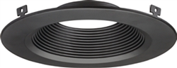 JUNO 65BEMB-R4 6" BAFFLE MATTE BLACK TRIM INSERTS PK/4    ***CI# 2656FK***