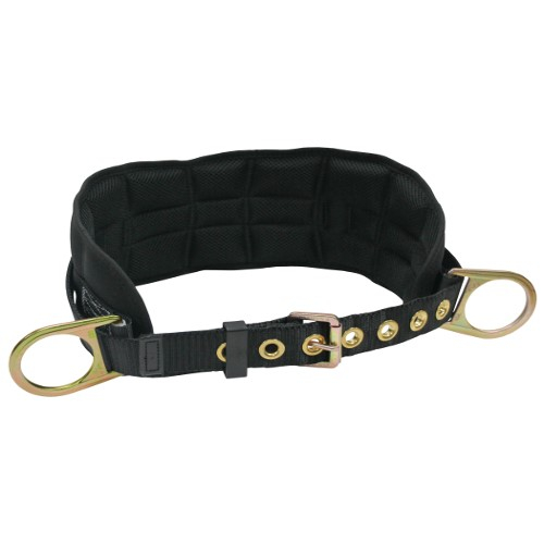 FALLTECH 7055BXL WORK POSITIONING BELT XLARGE 2-HIP D-RINGS W/PAD REMOVABLE BELT